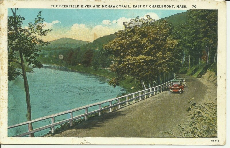 East Of Charlemont, Mass., The Deerfield River And Mohawk Trail