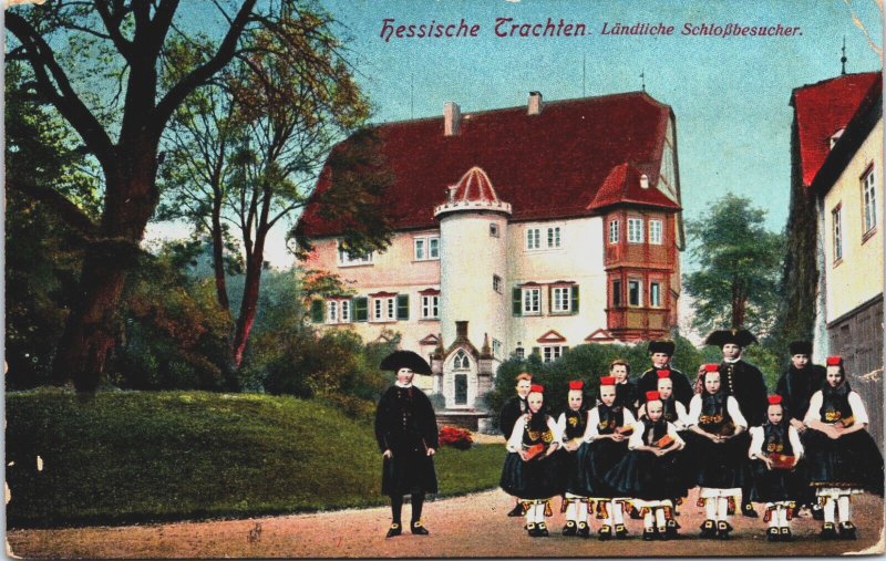 Germany Hessen Hessische Volktrachten Vintage Postcard C158