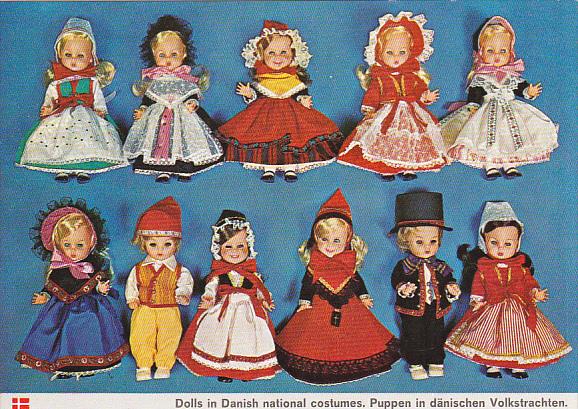 Dolls In Danish Natioonal Costumes