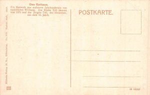 A029 Germany Hildesheim Town hall vintage postcard