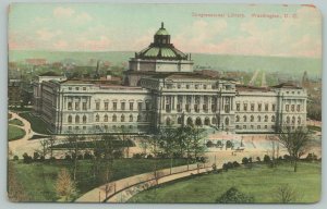 Washington DC~Congressional Library~1910 Postcard