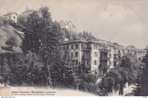LUZERN, Switzerland, 1900-1910's; Hotel Pension Belvedere Lucerne