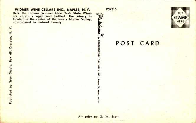 Widmer Wine Cellars - Naples NY, New York