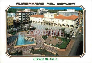 Postcard Modern Guardamar de Segura (Alicante) Caudillo Square and Town Hall