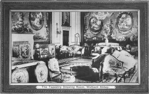 uk3657 the tapestry drawing room welbeck abbey nottinghamshire real photo uk