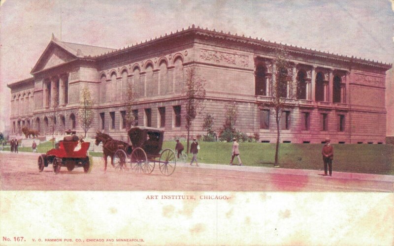 USA Art Institute Chicago Horse Carrier Oldtimer People 06.13