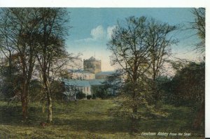 Northumberland Postcard - Hexham Abbey from The Seal - Northumberland  Ref 8317A