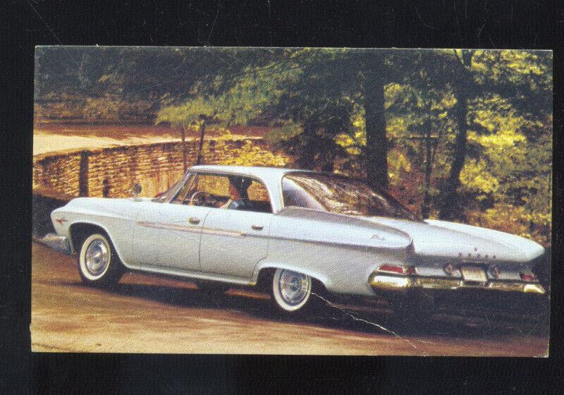 1960 DODGE DART PHOENIX VINTAGE CAR DEALER ADVERTISING POSTCARD YAKIMA WASH.