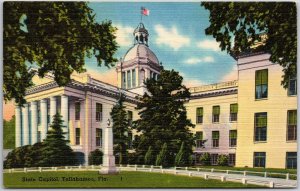 1956 State Capitol Building Tallahassee Florida FL Government Office Postcard