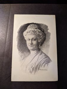 Mint 1914 Germany Portrait Postcard Royal Queen Portrait