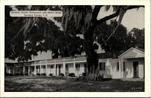 Vtg Restaurant and Motor Hotel Gardens Corner South Carolina SC Postcard