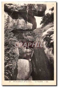 Old Postcard Huelgoat (Finistere) The Gouflre