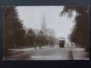 West Midlands WOLVERHAMPTON Tettenhall Road & Balfour Crescent c1915 RP Postcard