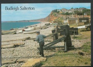 Devon Postcard - Budleigh Salterton Beach RR4021
