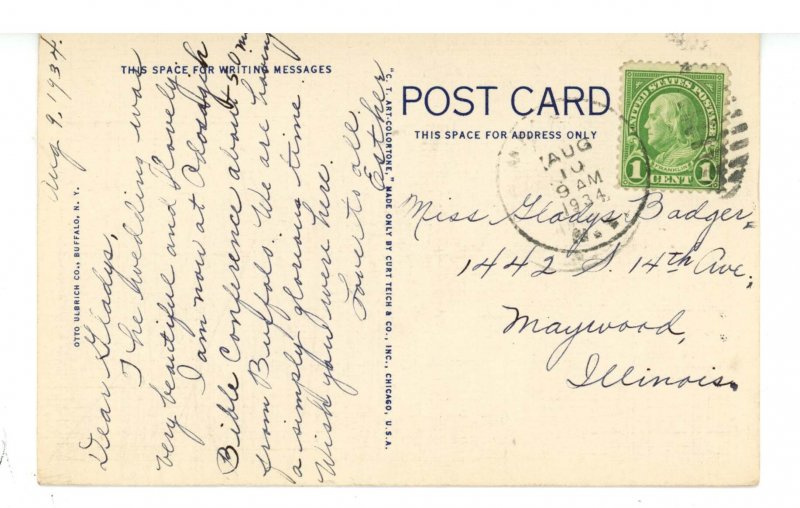 NY - Buffalo. Peace Bridge ca 1932