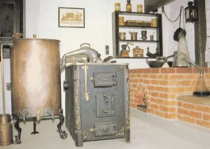 German Money Safe Giant Apotheken Museum Schwarzwald Postcard