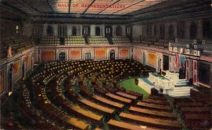 c.1911, House of Reps, US Capital Building,  Washington, DC, Old Postcard