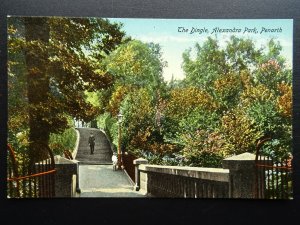 Glamorgan PENARTH Alexandra Gardens & The Dingle c1910 Postcard by Valentine