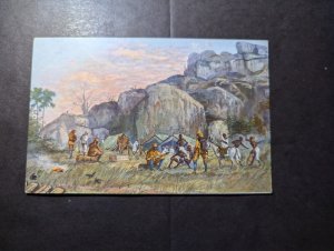 Mint Germany Postcard Camp Demolition on Babu River