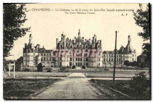 Old Postcard Chambord Castle