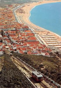 BR71206 nazare elevador e vista parcial  portugal