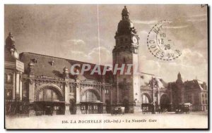 Old Postcard La Rochelle New Station