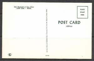 Massachusetts, Cape Cod - Old Windmill At Bass River - [MA-347]