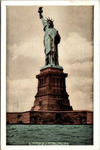 Vtg 1930s Statue of Liberty New York NY Postcard