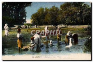 Postcard Old Moors in Morocco I Oued