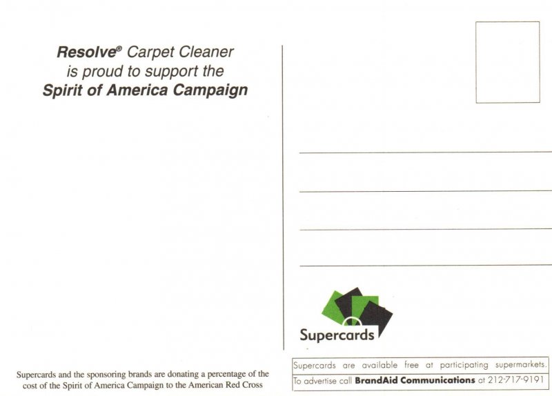 Flag Resolve Carpet Cleaner Advertising