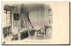 Old Postcard Chambery Savoie Charmettes Interior