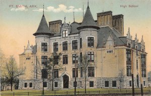 H99/ Fort Smith Arkansas Postcard c1910  High School Building 17