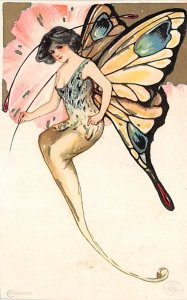 Artist Samuel Schmucker Butterfly Postcard