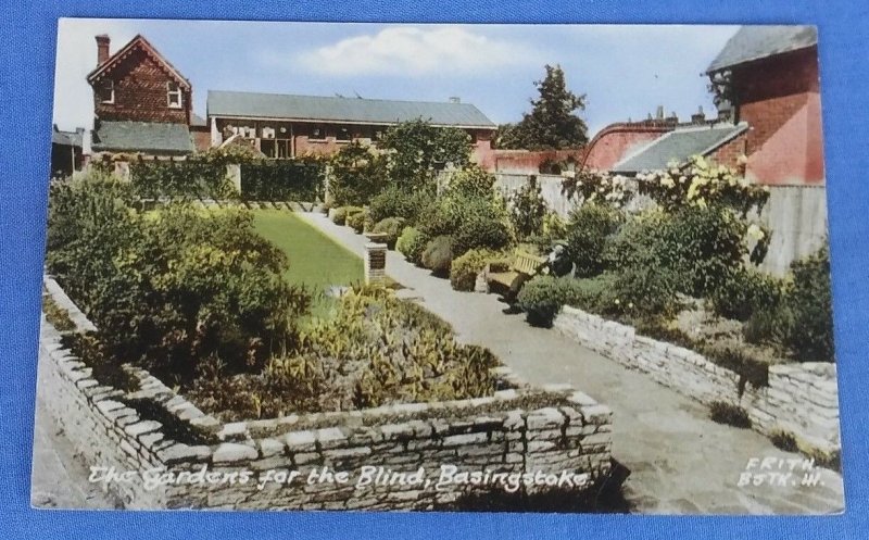 Vintage Postcard The Garden For The Blind Basingstoke Essex C1E