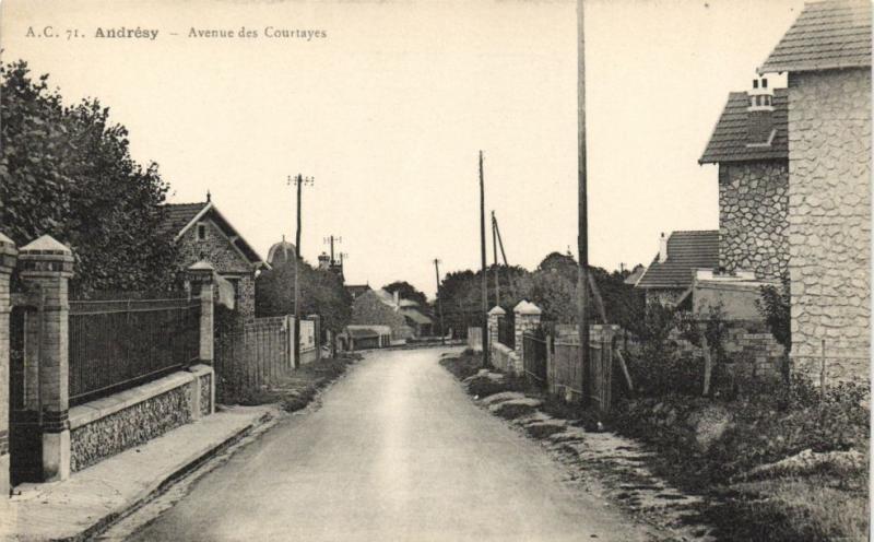 CPA ANDRESY-Avenue des Courtayes (260342)