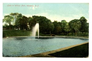 RI - Westerly. Wilcox Park, Lake