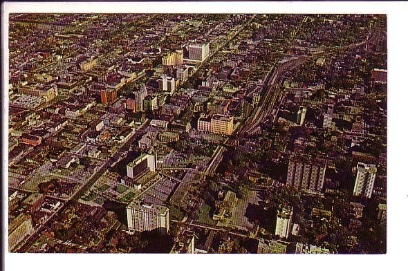 Aerial View of Downtown, Hamilton, Ontario, Canada