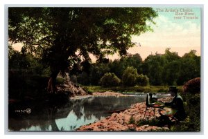 Artist Choice Don River Toronto Ontario Canada UNP DB Postcard T5