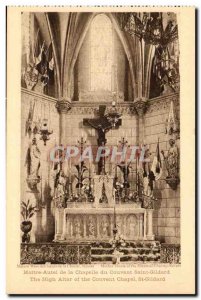 Old Postcard Master altar in the chapel of St. Gildard convent