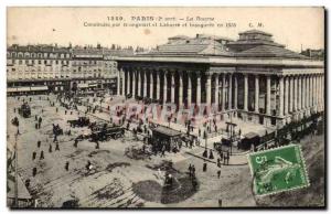 Old Postcard Paris Bourse