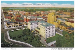 Aerial View Looking Down From Capitol Dome Boise Idaho