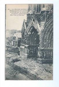 LP86    Ruines de Reims, Cathedral         vintage postcard