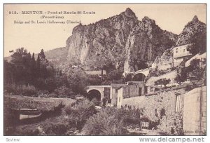 Pont Et Ravin St. Louis, Bridge & St. Lewis Hollow-way (Frontier), Menton (Al...