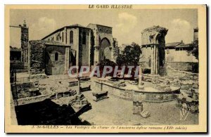 Postcard Old illustrates Gard St Gilles The Remains of the choir of the old R...