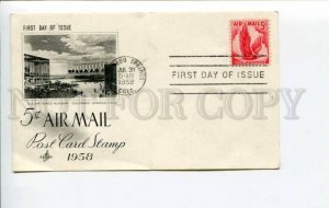 292430 USA 1958 year First day CARD Air force academy Colorado Springs