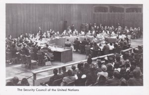 New York City The United Nations Security Council 1952 Real Photo