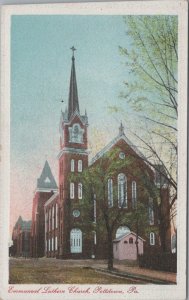 Postcard Emmanuel Lutheran Church  Pottstown PA