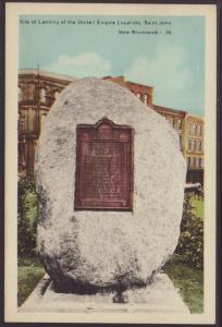 Site of Landing United Empire Loyalists,Saint John,NB,Canada