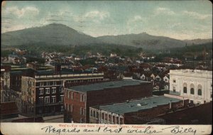 Anniston Alabama AL Bird's Eye View from Court House Tower c1910 Postcard