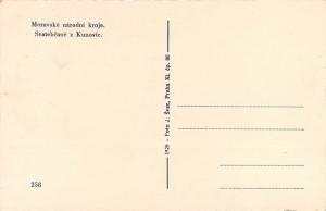 Photo Postcard J. Svec EX-Yugoslavia Czech R. Kunovice Traditional Folk Costumes